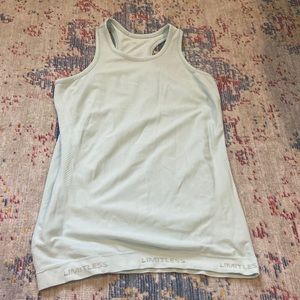 Athleta blue tank top.